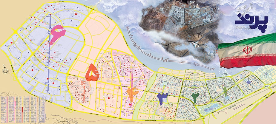 نقشه شهر جدید پرند